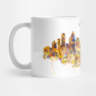 Charlotte Watercolor Skyline Mug